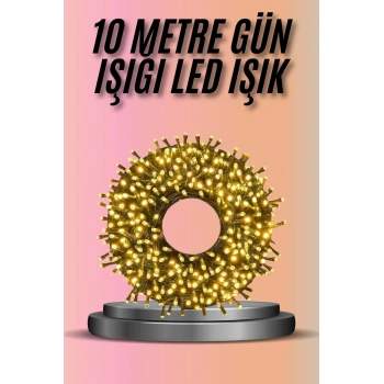 CEYLAN ADAM Dekoratif Aydınlatma Ampüllü 10 Metre Gün Işığı Şerit Led