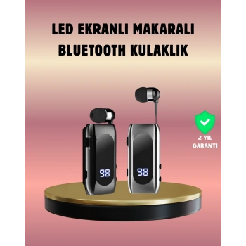 CEYLAN ADAM Dijital Göstergeli Bluetooth Kulaklık – Klipsli ve Şık Tasarım