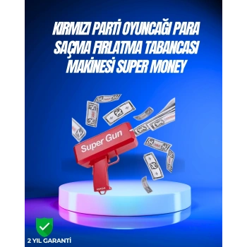 CEYLAN ADAM Dolar Boyutunda Kâğıt Atışı Yapan Pil ile Çalışan Oyuncak Tabanca