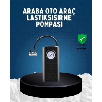 CEYLAN ADAM Elektrikli Hava Kompresörü Type-C USB Şarjlı Çok Fonksiyonlu Lastik Pompası