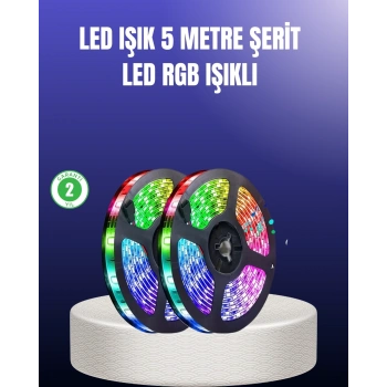 CEYLAN ADAM Enerji Tasarruflu RGB Şerit LED 5 Metre