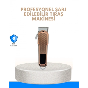 CEYLAN ADAM Erkek Bakım Makinesi – LCD Ekranlı 7000RPM Şarjlı Saç ve Sakal Kesme Cihazı