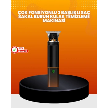 CEYLAN ADAM Erkekler İçin 3 in 1 Şarjlı Bakım Seti – 7300 RPM Güçlü Motor ve Sessiz Çalışma