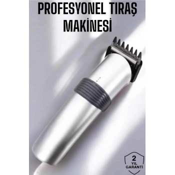 CEYLAN ADAM Erkeklere Özel Şarjlı Saç ve Sakal Kesme Tıraş Makinesi Seti