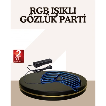 CEYLAN ADAM Gece Eğlenceleri İçin LED Işıklı Gözlük