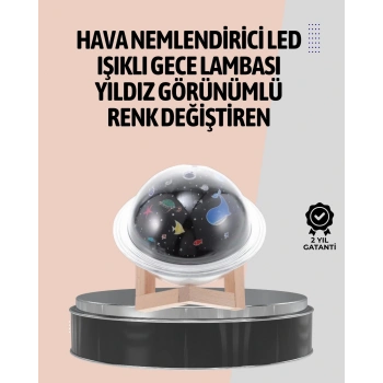 CEYLAN ADAM Gece lambası özellikli taşınabilir nemlendirici ve aromaterapi cihazı USB girişli