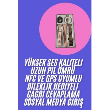 CEYLAN ADAM Genç Kızlara Özel Akıllı Saat 41 mm Çağrı Cevaplayabilen NFC ve GPS Uyumlu