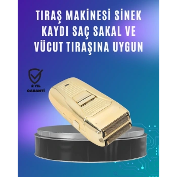 CEYLAN ADAM Güçlü Motorlu Kablolu Sakal ve Bıyık Tıraş Makinesi Çelik Bıçaklı