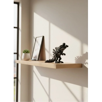 CEYLAN ADAM Hareketli Dinazor Figürü Dekoratif Oyuncak – Siyah Tasarım