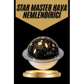 CEYLAN ADAM Hava Nemlendirici Renk Değiştiren Oda Kokusu Yıldızlı Projektör