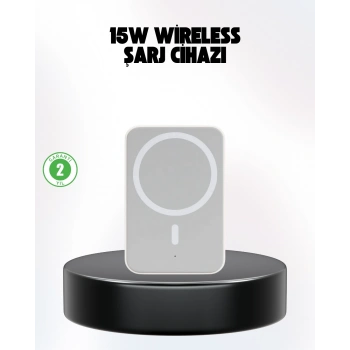 CEYLAN ADAM iPhone Serileri ile Uyumlu MagSafe Manyetik Araç Telefon Tutucu ve Şarj Cihazı