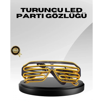 CEYLAN ADAM Işıklı Tasarımlı LED Gözlük Eğlence Aksesuarı