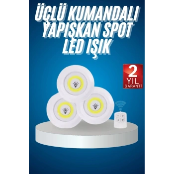 CEYLAN ADAM Kablosuz Pilli Işıldak  Masa Lambası Mutfak Tezgah Altı Banyo Dolabı Dolap İçi