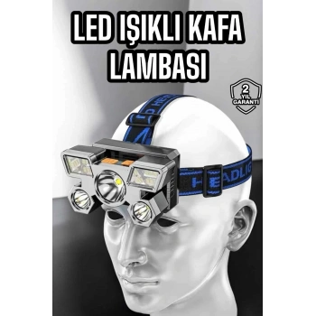 CEYLAN ADAM Kafa Lambası Hafif ve Esnek Çift Anahtarlı Far Led Işık