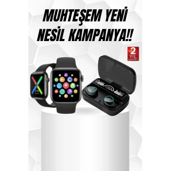 CEYLAN ADAM Kaliteli Akıllı Saat ve Kaliteli Bluetooth Kulaklık ANC Özelliği Uzun Pil Ömrü