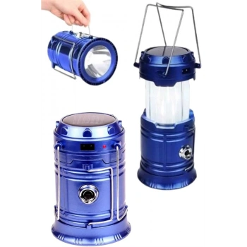 CEYLAN ADAM Kamp Feneri Şarj Edilebilir Güneş Enerjili Işıldak USB Şarjlı