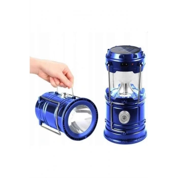 CEYLAN ADAM Kamp Lambası Güneş Enerjili Led Lamba Işıldak Şarjlı Powerbank Özellikli