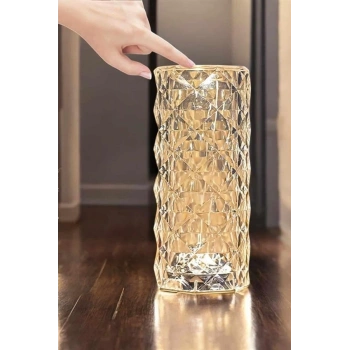 CEYLAN ADAM Kristal Dokunmatik Ve Kumandalı Masa Ve Gece lambası