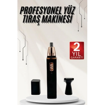 CEYLAN ADAM Kulak Burun Tıraş Makinesi Taşınabilir Şarjlı 3 Başlıklı Uzun Ömürlü