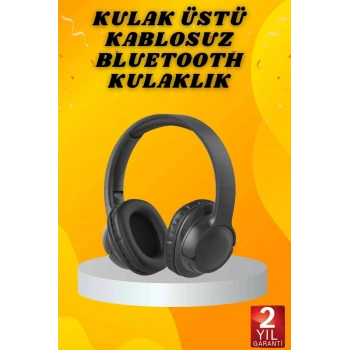 CEYLAN ADAM Kulak Üstü Bluetooth Kulaklık Ayarlanabiilir Uzun Pil Ömrü Kablosuz 5.0 Bluetooth