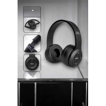 CEYLAN ADAM Kulak Üstü TF Kart ve AUX Destekli Ergonomik Bluetooth Kulaklık