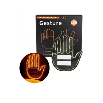 CEYLAN ADAM Led Işık El İşareti Araç Camı İçin Uzaktan Kumandalı