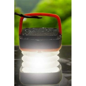 CEYLAN ADAM Led Lamba Kamp Lambası Hafif Taşınabilir Şarj Süreli Akordeon El Fenerli