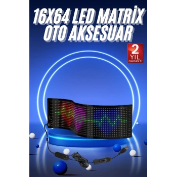 CEYLAN ADAM LED Matrix Panel RGB Ekran Kumandalı Araç Camına Uygun