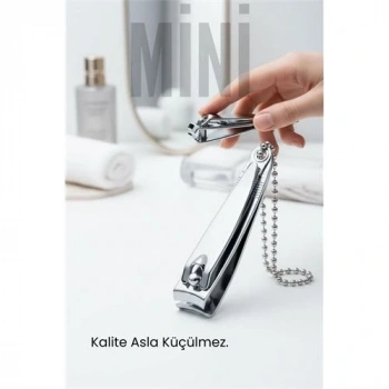 CEYLAN ADAM  Mini Tırnak Makası | Keskin ve Ergonomik Cep Boy Paslanmaz Çelik