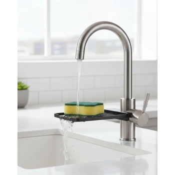 CEYLAN ADAM Musluğa Monte Süngerlik Damlama Özellikli Mutfak Organizatörü