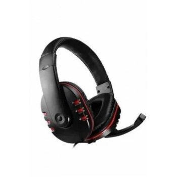 CEYLAN ADAM Oyuncu Kulaklığı Kulak Üstü Kablolu Stereo Mikrofonlu Yumuşak Kulak Yastığı