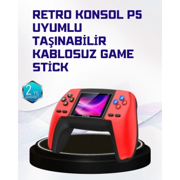 CEYLAN ADAM P5 Retro Oyun Konsolu | Ergonomik Tasarım, Taşınabilir