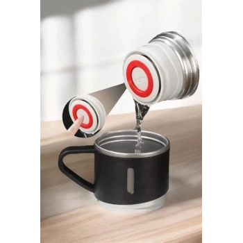 CEYLAN ADAM Paslanmaz Çelik 3’lü Termos Seti Vakumlu ve 8 Saat Isı Koruma