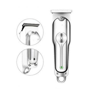 CEYLAN ADAM Paslanmaz Çelik Bıçaklı Kablosuz Şarjlı Dijital Göstergeli Tıraş Makinesi