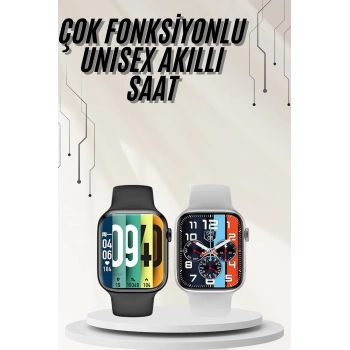 CEYLAN ADAM Plastik Kordonlu Kalp Atışı Uyku Takibi ve Çağrı Cevaplayabilen Akıllı Saat