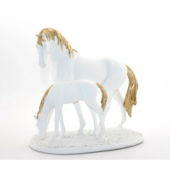 CEYLAN ADAM Polyester Yavrulu At Figürü Alk1629