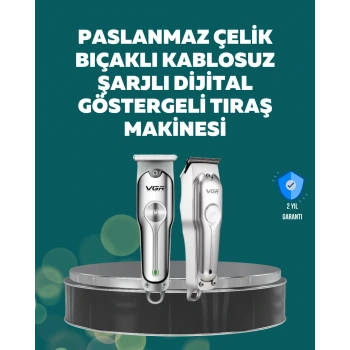 CEYLAN ADAM Profesyonel Saç ve Sakal Kesme Makinesi – Şarjlı, Sessiz Motor, Ayarlanabilir Tarak