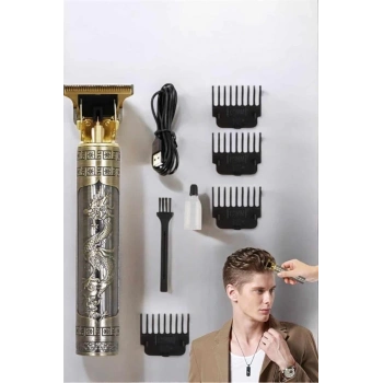CEYLAN ADAM Profesyonel Şarjlı Saç ve Sakal Şekillendirici Çizik Tıraş Makinesi