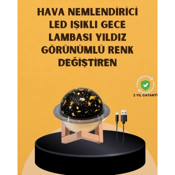 CEYLAN ADAM Projektör ışıklı, aromaterapi uyumlu mini masaüstü hava nemlendirici cihaz