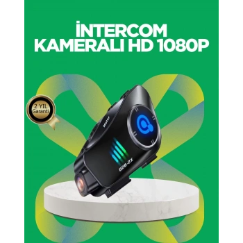 CEYLAN ADAM Q28 Bluetooth Kask Kulaklık 1080P Kamera – Su Geçirmez Motosiklet Interkom