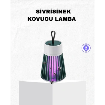 CEYLAN ADAM Şarjlı Mor Işıklı Sivrisinek Öldürücü Lamba – Sessiz ve Kimyasal İçermez