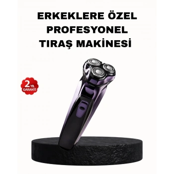 CEYLAN ADAM Şarjlı Saç ve Sakal Tıraş Makinesi Kablosuz Kompakt Tasarımlı
