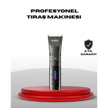 CEYLAN ADAM Şarjlı Tıraş Makinesi – Dijital Ekranlı, IPX7 Su Geçirmez, Titanyum Bıçaklı