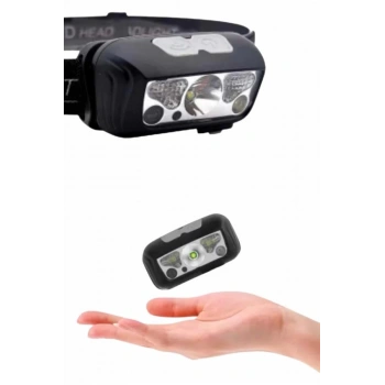 CEYLAN ADAM Sensörlü Şarjlı Type-c Şarj Işıklı Kafa Lambası Kamp Lambası