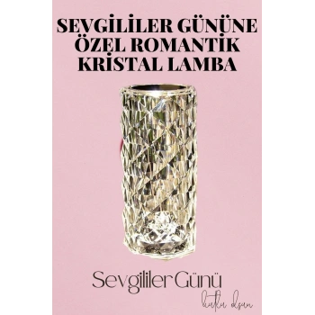 CEYLAN ADAM Sevgililer Gününe Özel Romantik Kristal Gece Lambası Sevgiliye Hediye