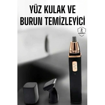 CEYLAN ADAM Seyahat Tipi Mini Taşınabilir Siyah Burun Kulak Yanak Kıl ve Tüy Temizleme Makinesi