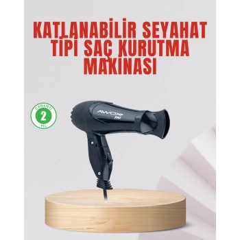 CEYLAN ADAM Seyahat Tipi Saç Kurutma Makinesi Katlanabilir Hafif Yapı
