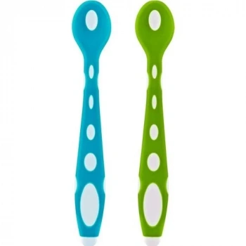 CEYLAN ADAM     Silikon Mama Kaşığı 563 Mavi Yeşil