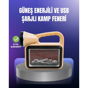 CEYLAN ADAM Solar Enerjili Alev Lambası – El Feneri ve Dekoratif Işık