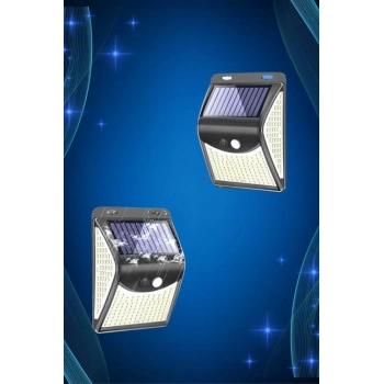 CEYLAN ADAM Solar Sensörlü Duvar Lambası Bahçe Lamba 20 Led Işık